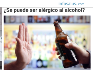 ¿Se puede ser alérgico al alcohol? – Infosalus.com