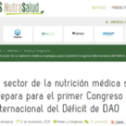 El sector de la nutrición médica se prepara para el primer Congreso Internacional del Déficit de DAO – NutraSalud